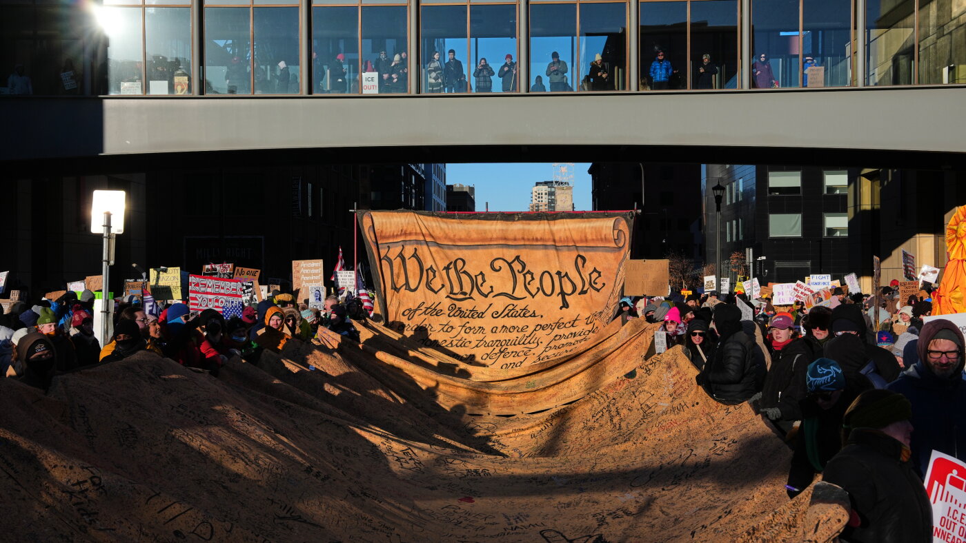 Photos: Thousands once again protest ICE in Minneapolis and across the ...