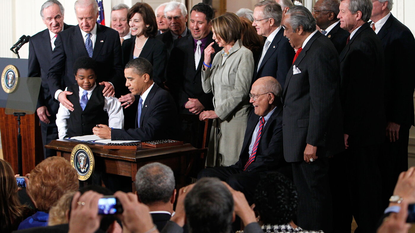 How the fight over health care sparked a record-long shutdown : NPR