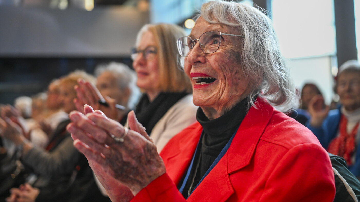 Rosie the Riveters honored for service in WWII : NPR