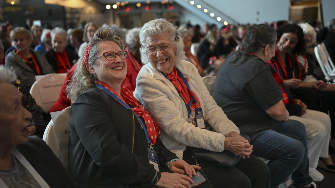 Rosie the Riveters honored for service in WWII : NPR