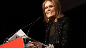 Gloria Steinem speaks onstage at the Ms. Foundation for Women 2017 Gloria Awards Gala & After Party at Capitale on May 3, 2017, in New York City.