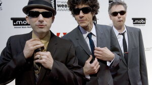 The Beastie Boys, from left, Adam “Ad-Rock” Horovitz, Mike “Mike D” Diamond and Adam “MCA” Yauch attend the 11th Annual Webby Awards in New York on June 5, 2007.
