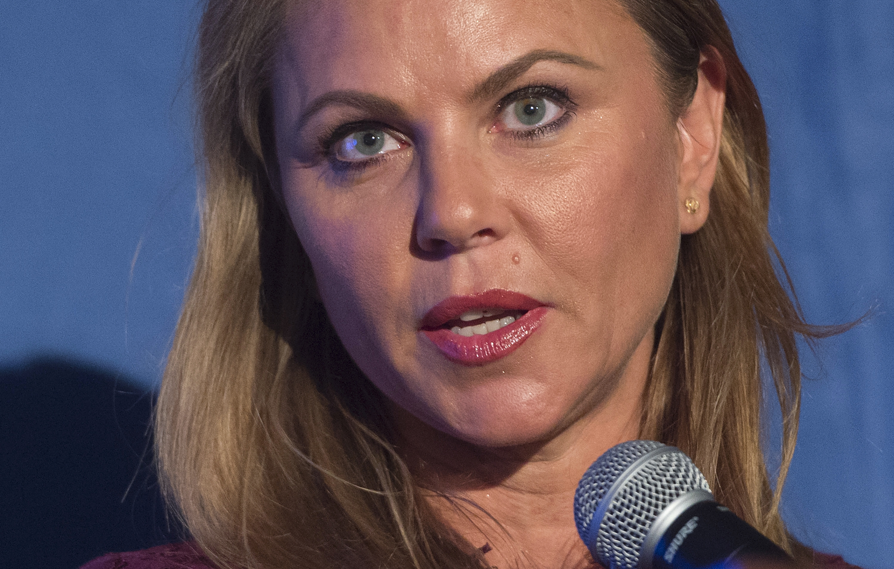 Former CBS News correspondent Lara Logan, who has increasingly embraced unfounded conspiracy theories in recent years, is one of several fringe media figures who have surfaced at Trump administration events.