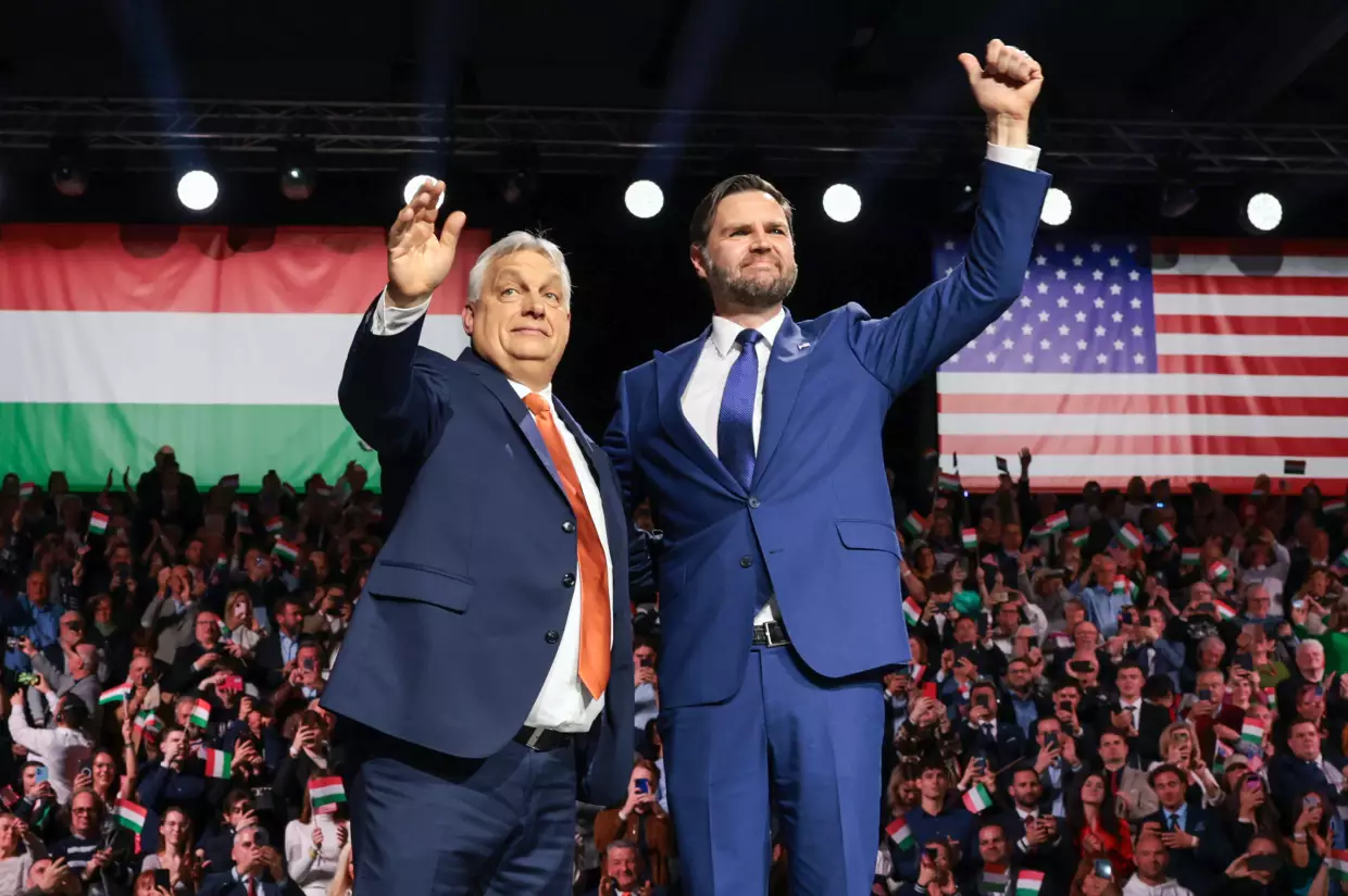 Vice President Vance meets with Hungarian Prime Minister Viktor Orbán on April 7, 2026, in Budapest, Hungary.