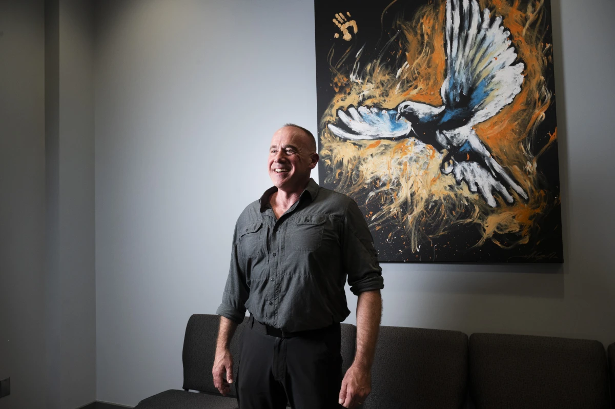 Pastor Chad Harvey says he doesn't think his church is getting more political, but that politics is getting more spiritual.