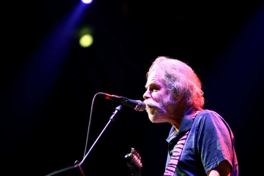 After Jerry Garcia's death in 1995, Weir kept the legacy of the Grateful Dead alive, touring with a band called, simply The Dead, that came to include generations of musicians influenced by the group. Here, Weir performs at Madison Square Garden in New York City in 2009.