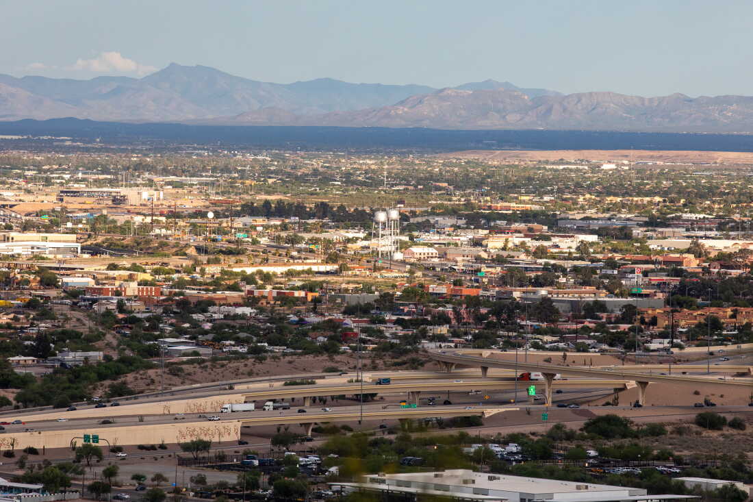 Manufactured homes can often be found in heavily paved parts of cities like Phoenix and Tucson. Asphalt and pavement can increase temperatures in their proximity, and there are often fewer trees nearby. So heat exposure can be more intense.