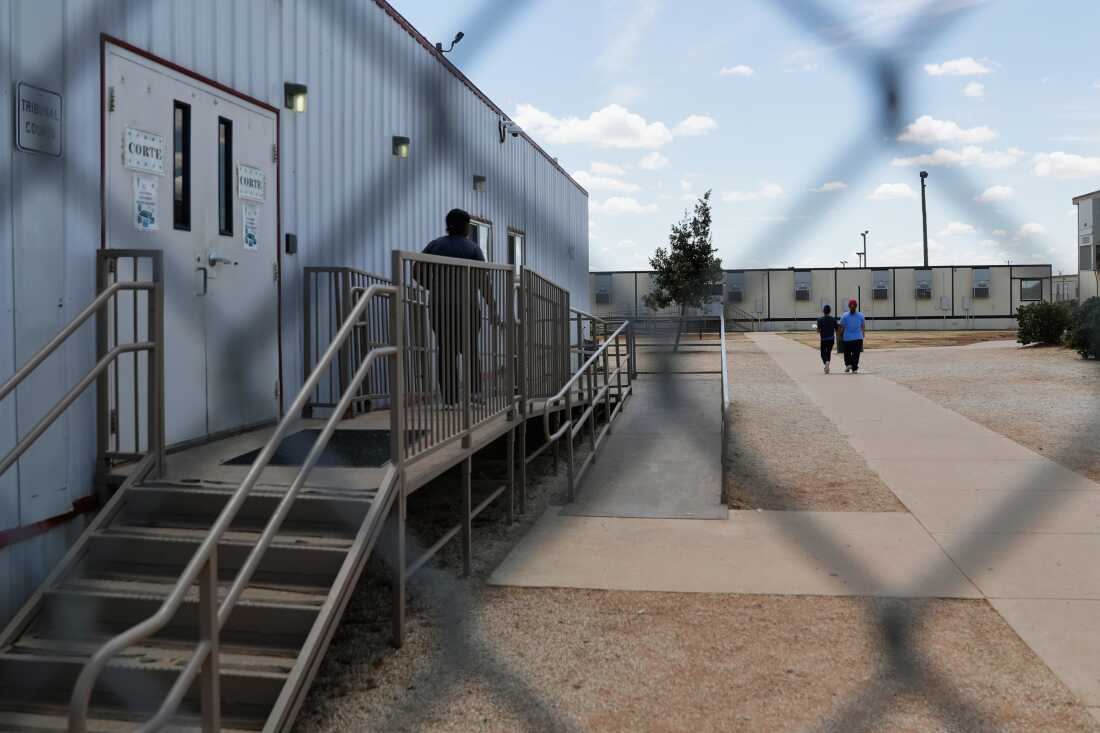 The ICE South Texas Family Residential Center in Dilley, Texas, is seen, Aug. 23, 2019.