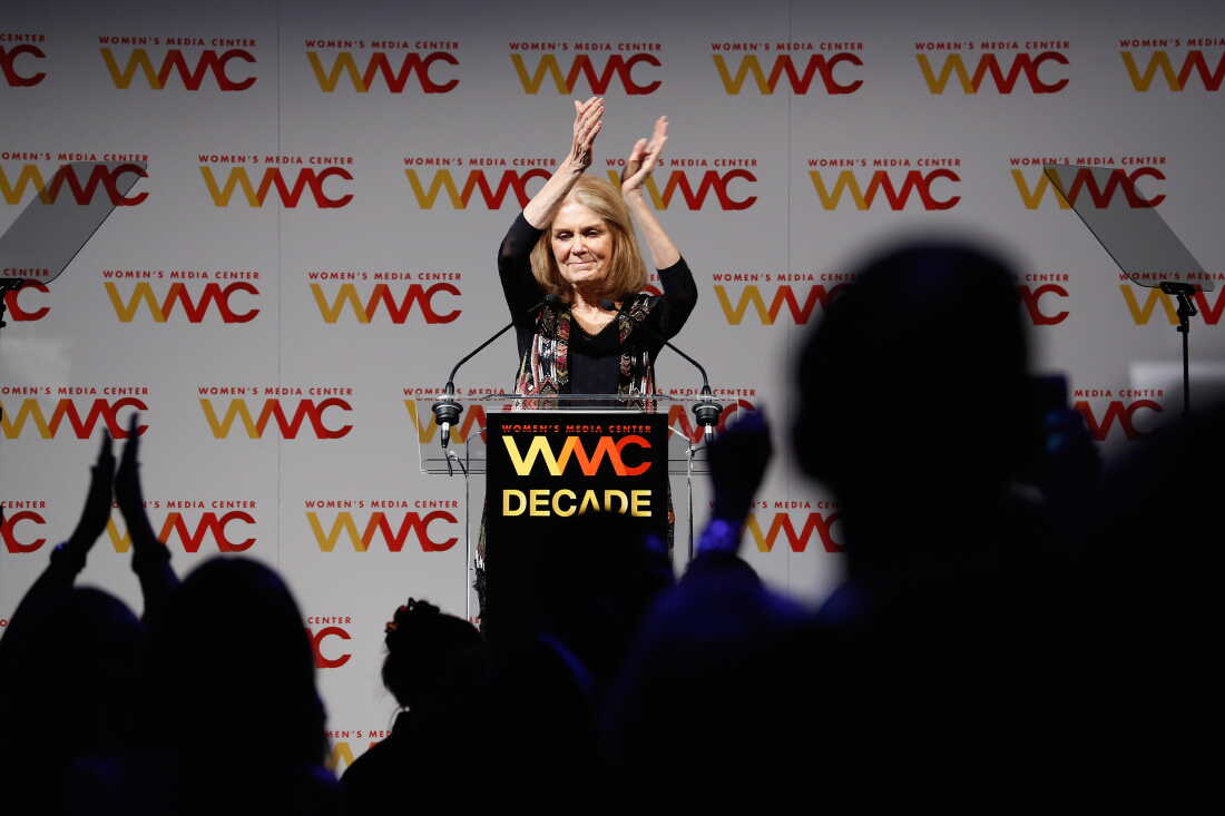 Gloria Steinem speaks onstage during The Women's Media Center 2015 Women's Media Awards on November 5, 2015 in New York City.