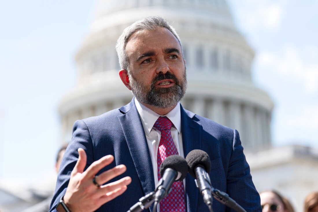 New Mexico Attorney General Raúl Torrez speaks during a news conference on Capitol Hill in Washington, D.C., in April.