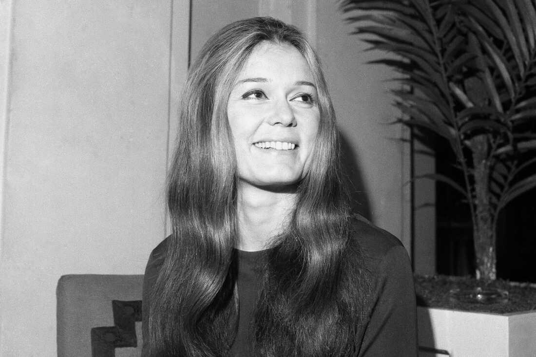 Steinem appears in New York on Feb. 17, 1970.