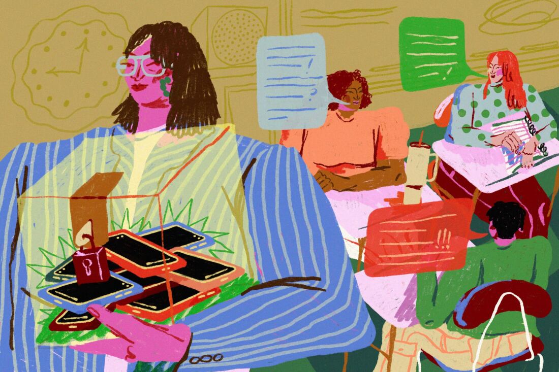 How’s Indiana’s school cellphone ban going? Students and teachers