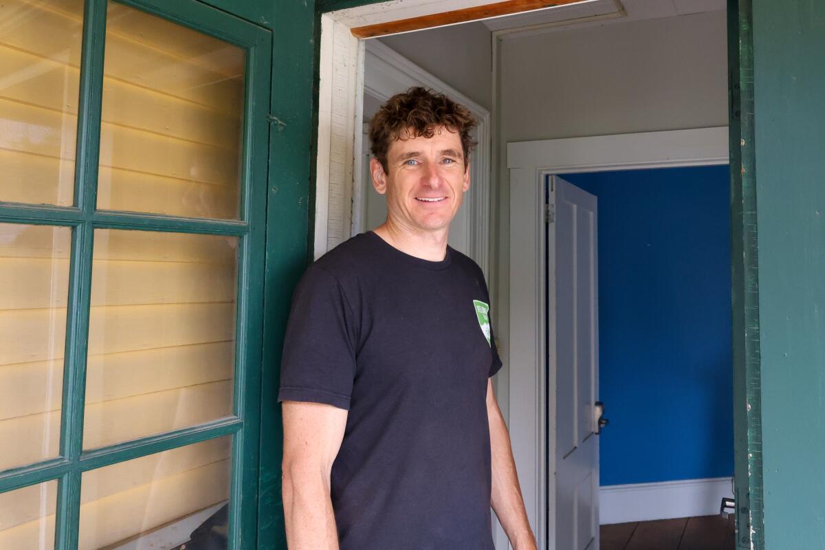 Angus McCusker with Vermont Huts and Trails is working to create accessible accommodations along the Velomont Trail, including a multi-group space in Randolph and a hut in Chittenden that has been outfitted with accessibility in mind.
