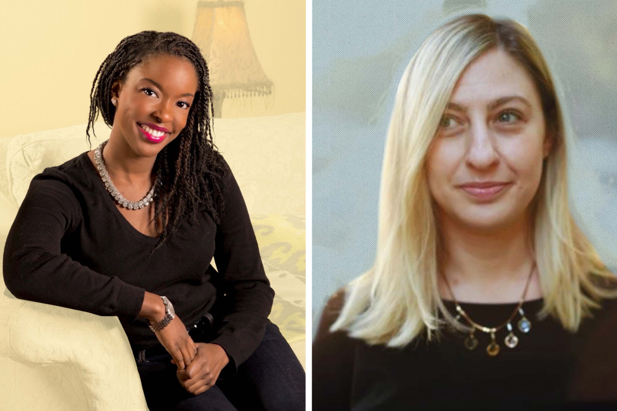 Monica O'Neal (left) is a clinical psychologist who focuses on relationships. Meredith Goldstein (right) is the author of The Boston Globe's advice column Love Letters.