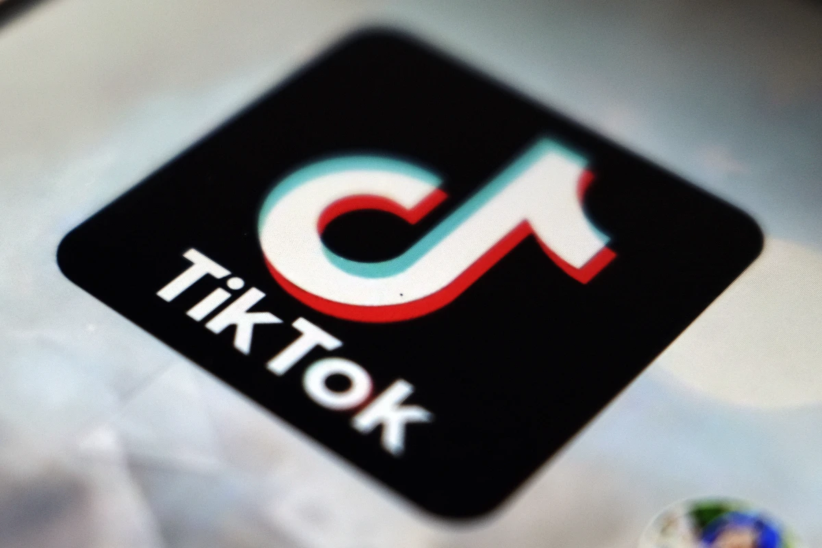 A view of the TikTok app logo, in Tokyo, Japan, Sept. 28, 2020.