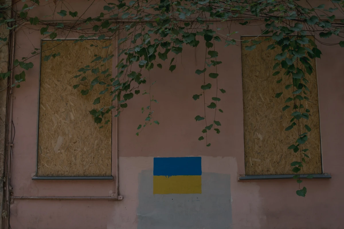 Ukrainian flags flutter on every corner in Odesa, a vivid reminder of the city's unwavering spirit.