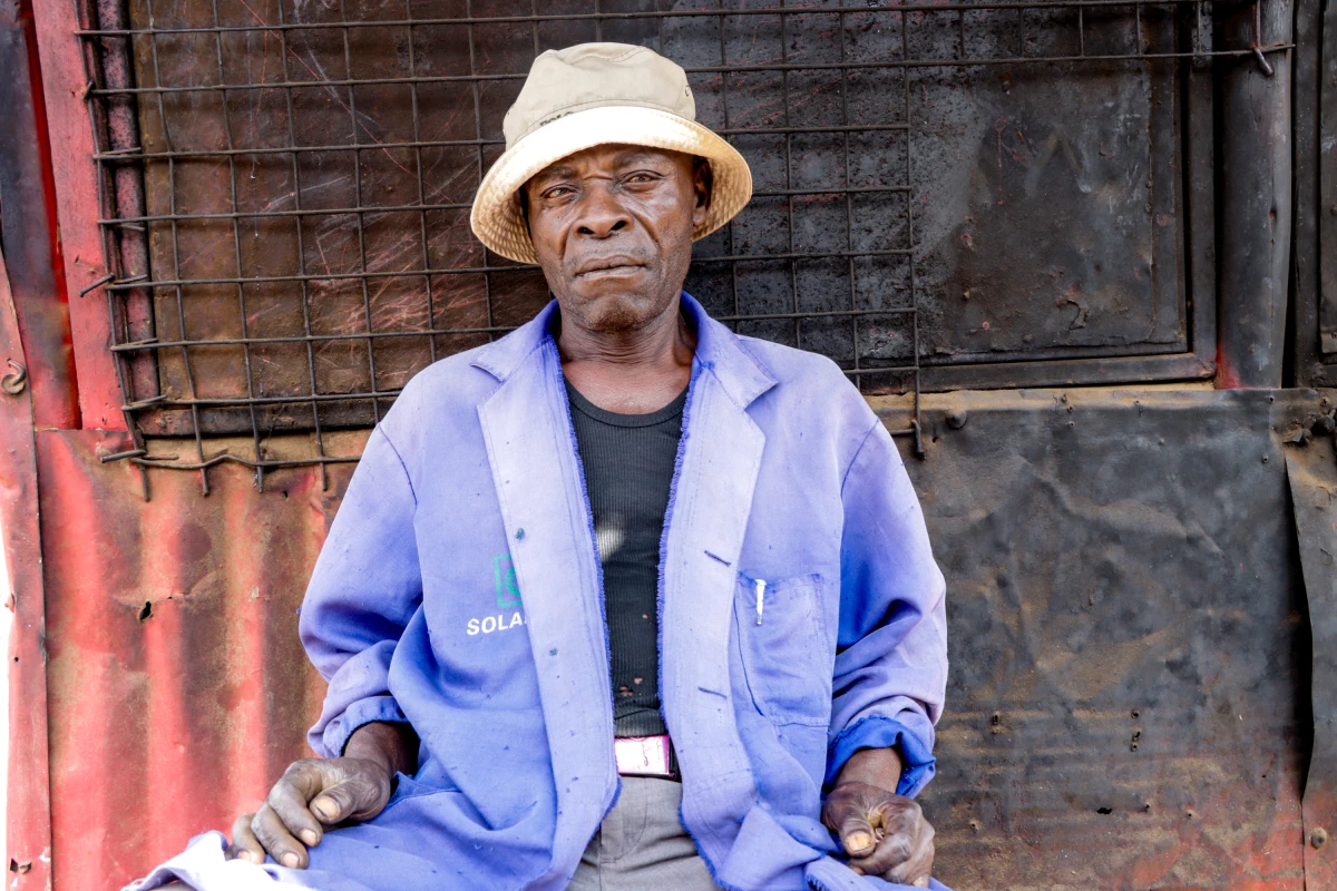 Francis Malloba says: 'The world may see Africa as a struggling continent, but here we see hope of a better tomorrow.''