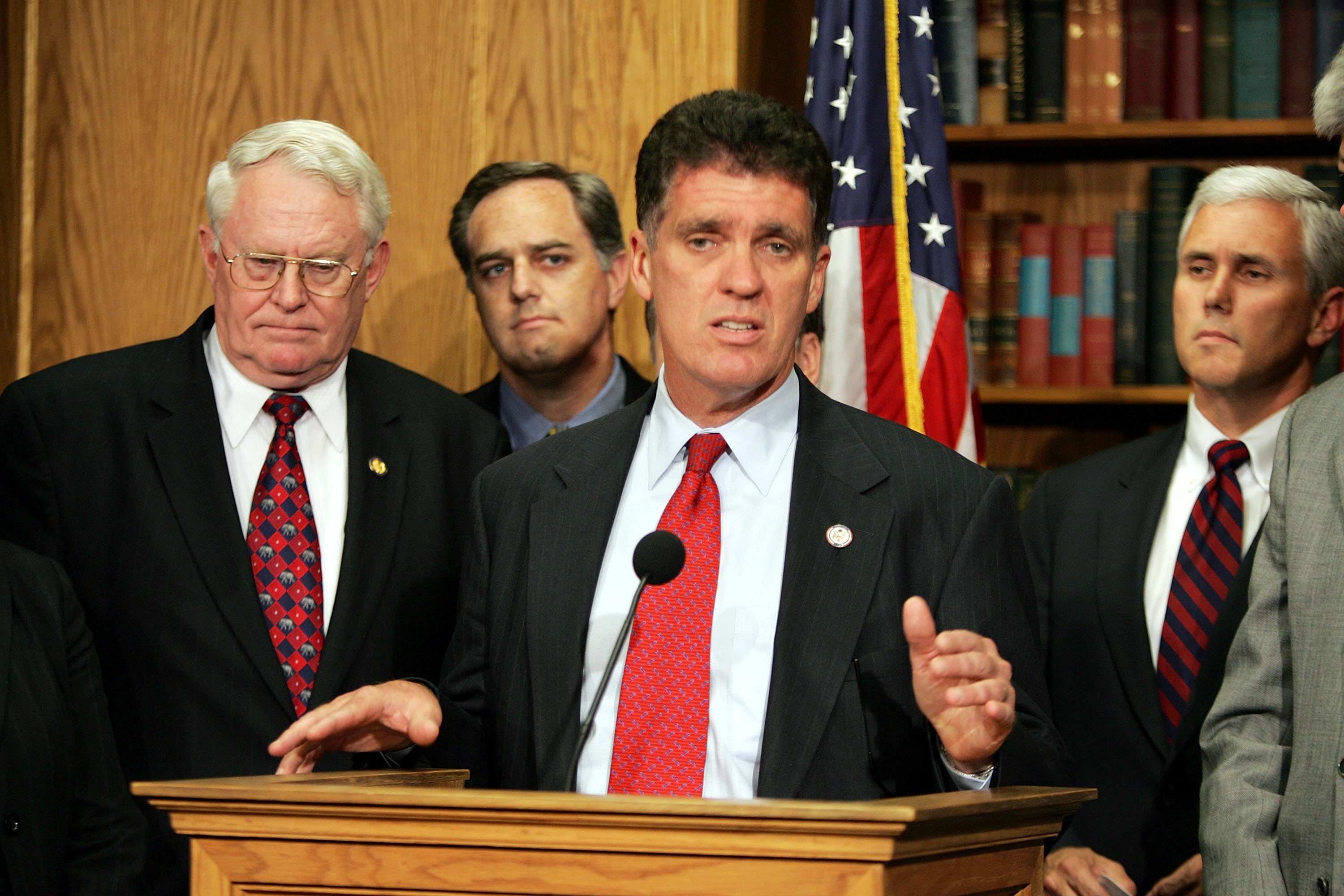 Dr. Dave Weldon, who served in the House of Representatives from 1995 to 2009, is no longer a candidate to run the Centers for Disease Control and Prevention. His nomination was withdrawn shortly before a Senate confirmation hearing Thursday. (Getty Images)