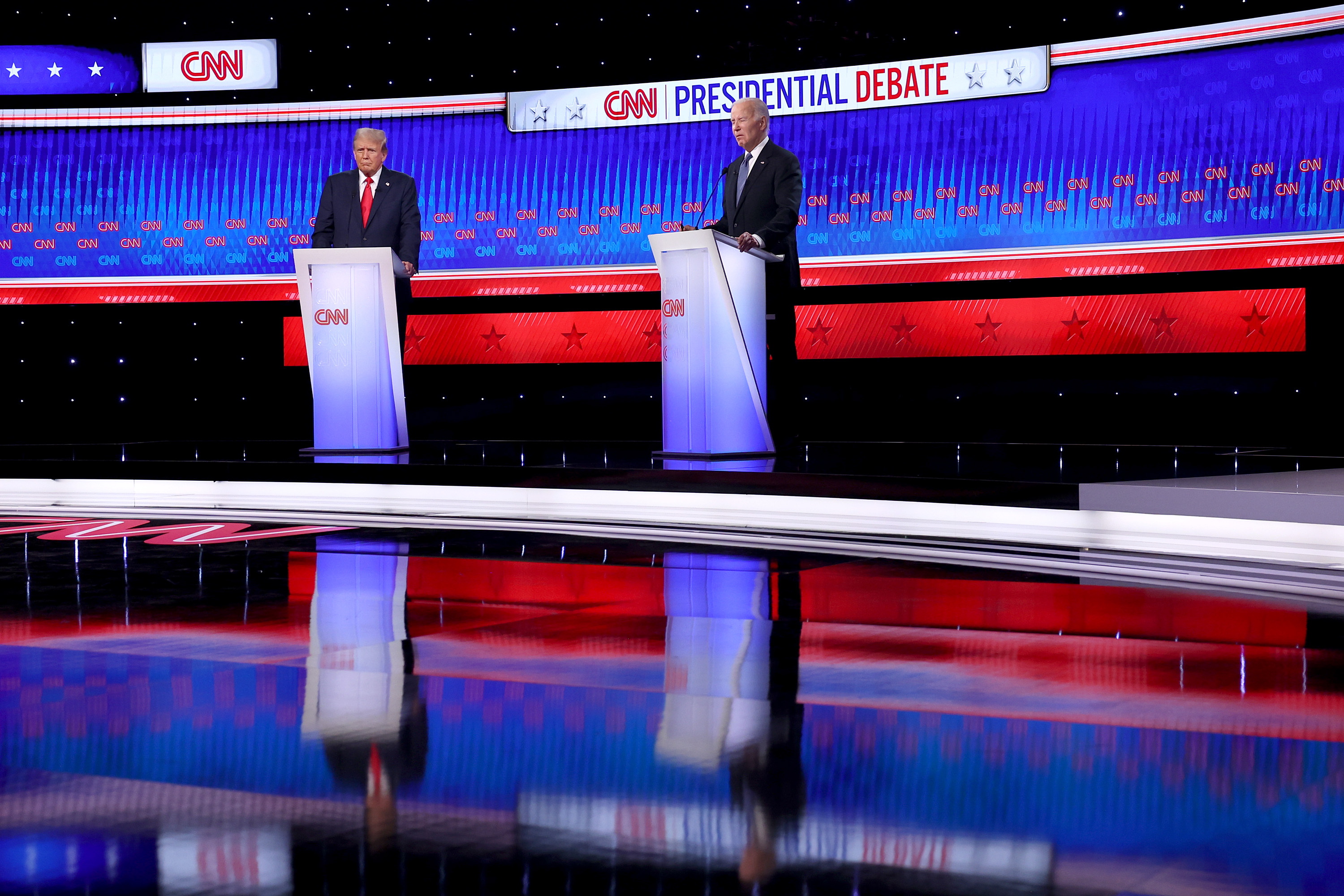 Donald Trump And Joe Biden Participate In First Presidential Debate