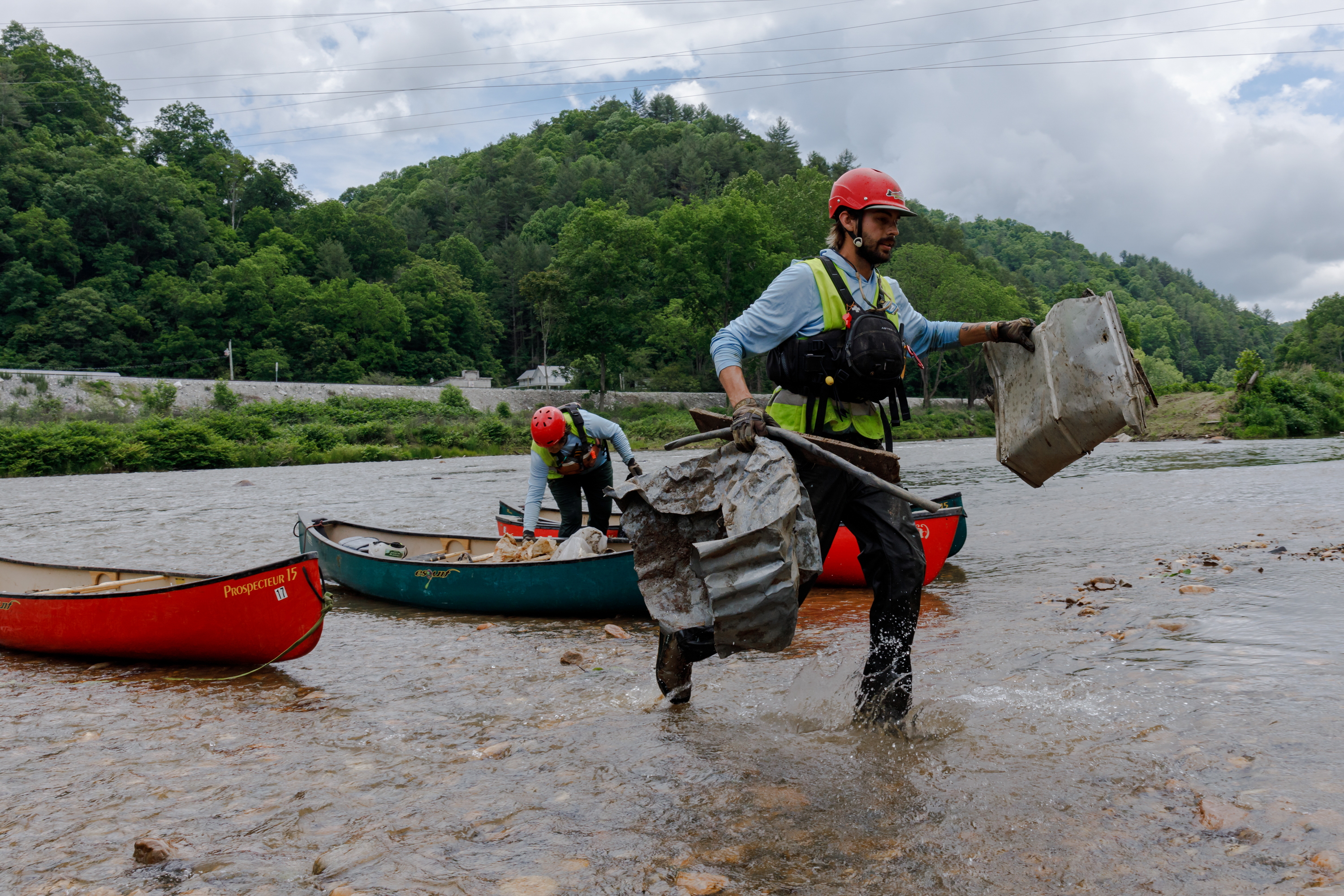 Years after storms, clean-up crews meticulously separate the sentimental from the wreckage