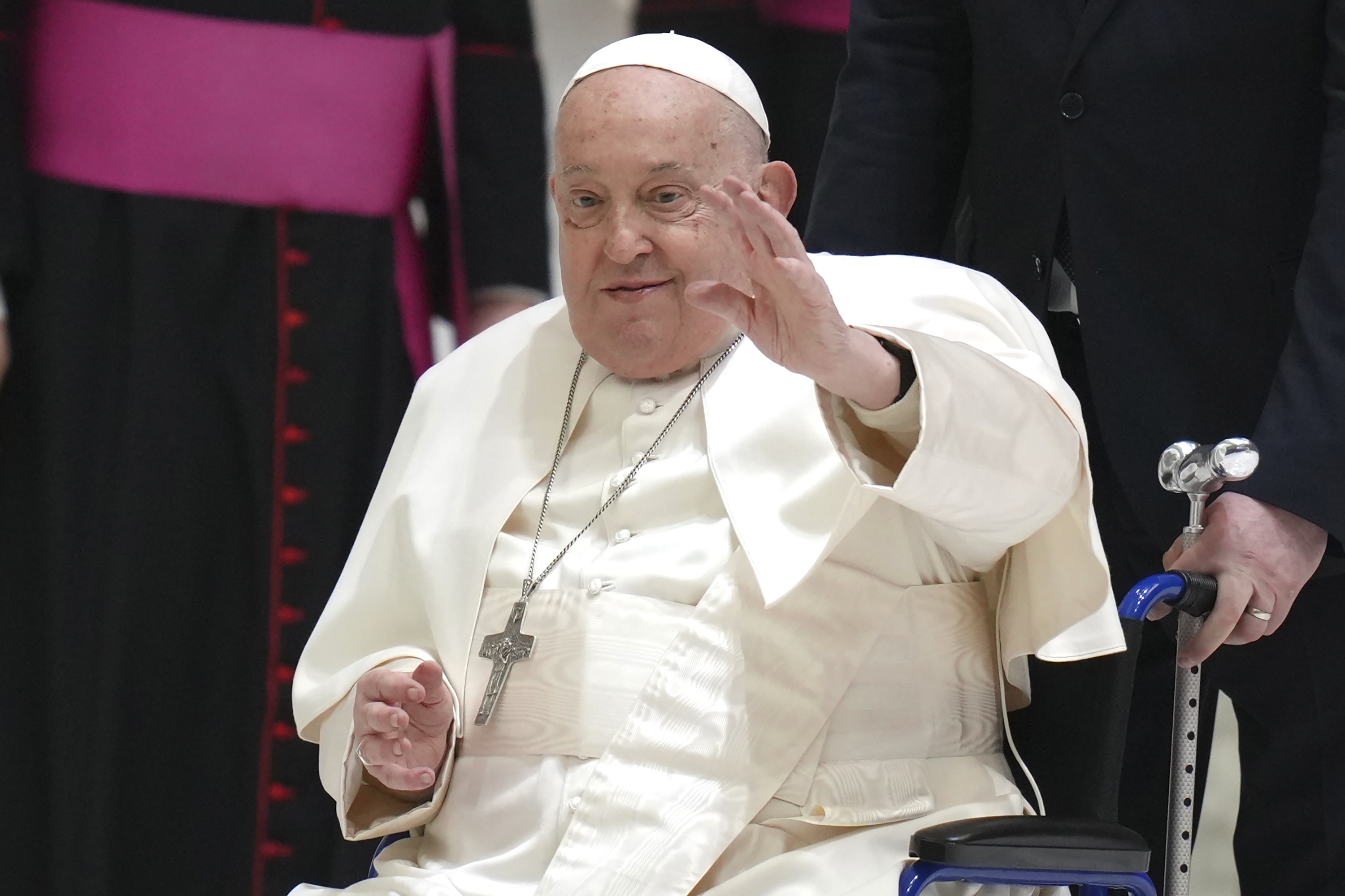 From his hospital bed, Pope Francis stays in touch with Catholic parishioners in Gaza
