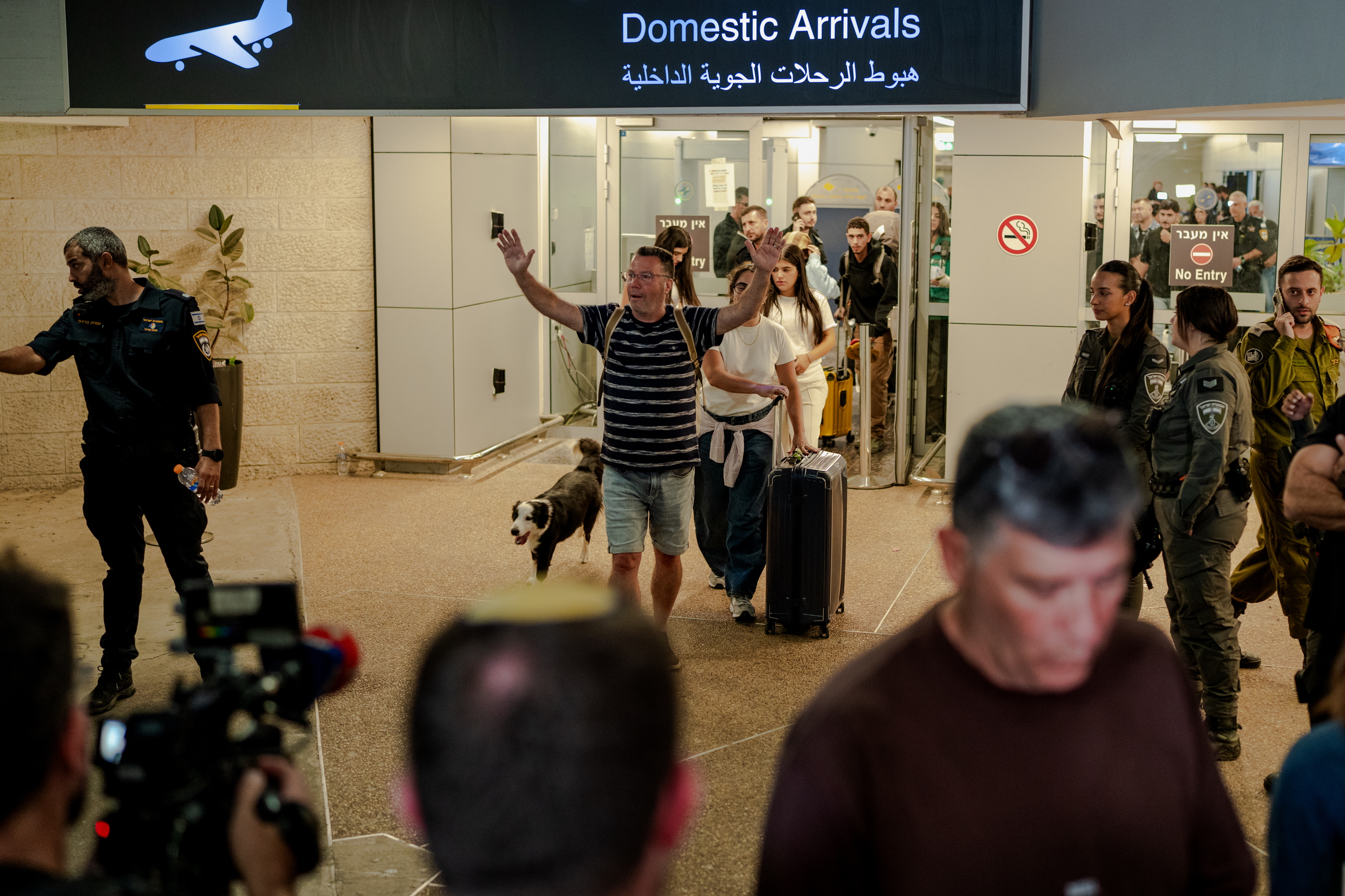 A midair stabbing on a flight to Israel is being investigated as a possible terrorist attack