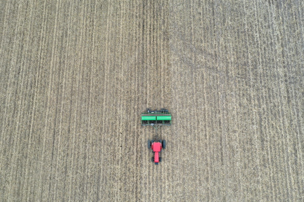 Soybean planting near Dwight, Ill., in a file photo from April 23, 2020.