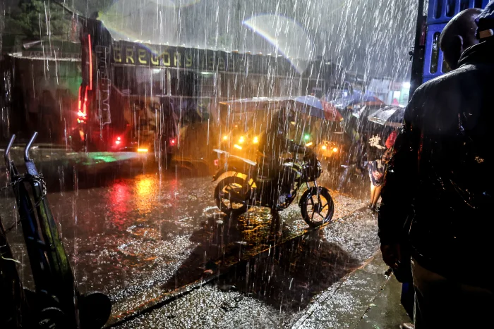 Even without the interference of El Niño, Nairobi, Kenya is prone to flooding. Above: Motorists drive through heavy rains in the Kibera community on March 14. Flooding that month took over 100 lives in the capital city.