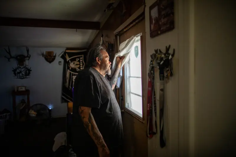 Paul Valdez has many strategies to keep his home cool, like keeping windows drawn most of the time. But there’s little he can do if the power goes out.