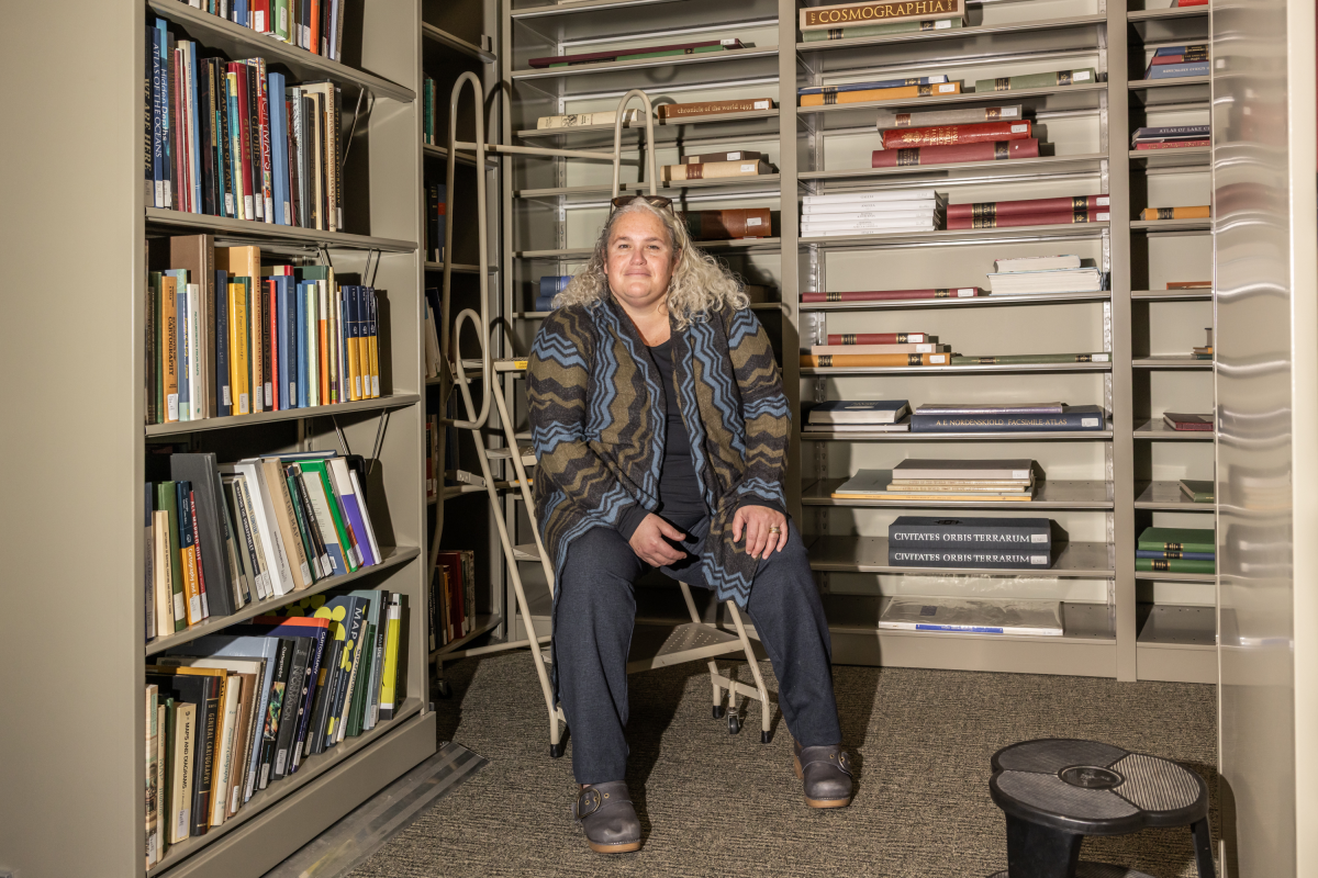 Since 2018, Dr. Libby Bischof, has served as the Executive Director of the Osher Map Library and Smith Center for Cartographic Education. She also has a background in Maine history and the history of visual arts.