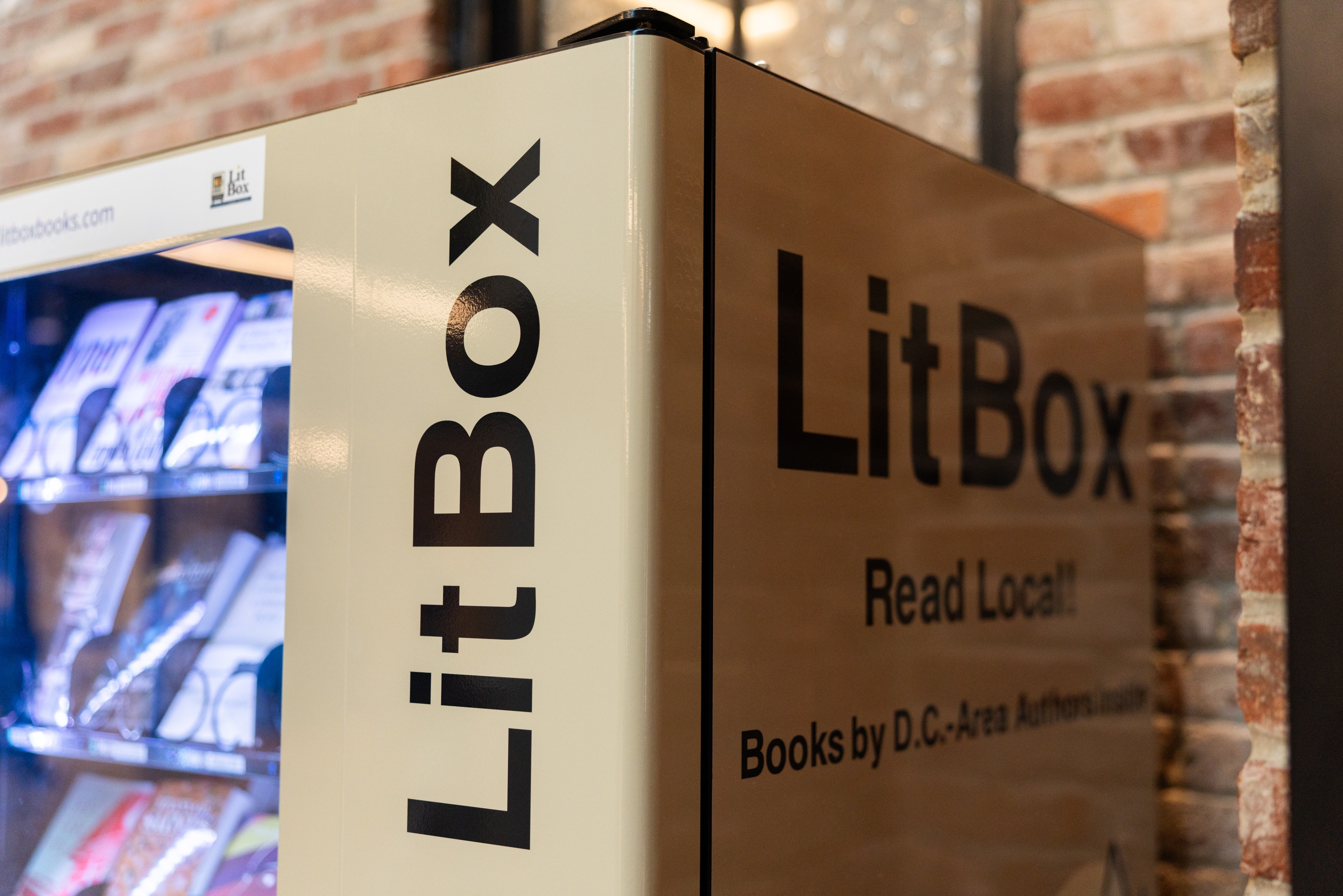 A book vending machine provides an outlet for D.C.-area authors after funding cuts