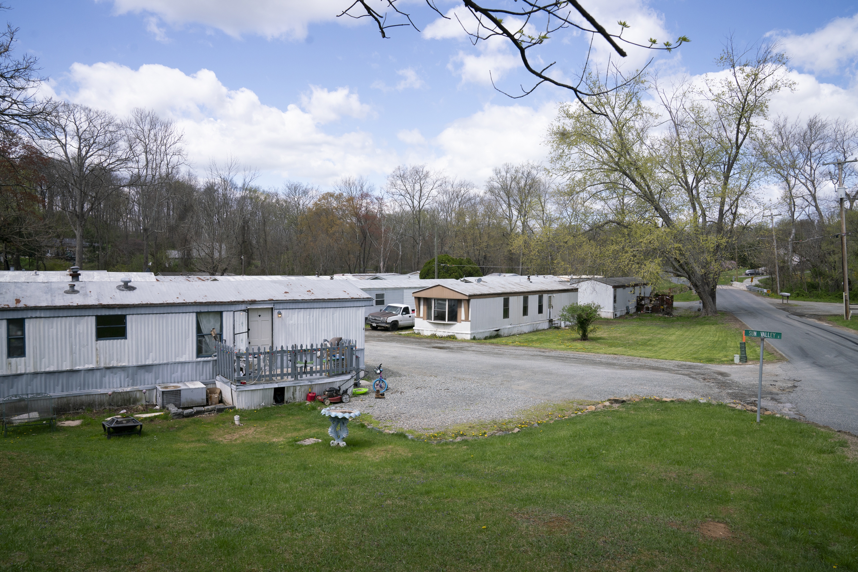 The Trump administration canceled billions of dollars in disaster preparedness grants. This mobile home park in Rising Sun, Md., has flooded repeatedly, and the local government was relying on federal funds to move people out of harm