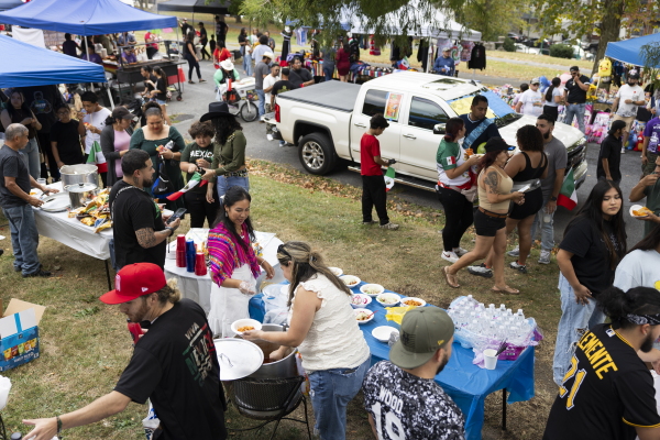 A gathering to celebrate Mexican Independence Day on Sept. 21 in Reading, Pa.