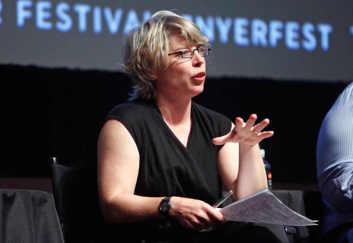 Jill Lepore speaks during The New Yorker Festival in New York City in October 2015.