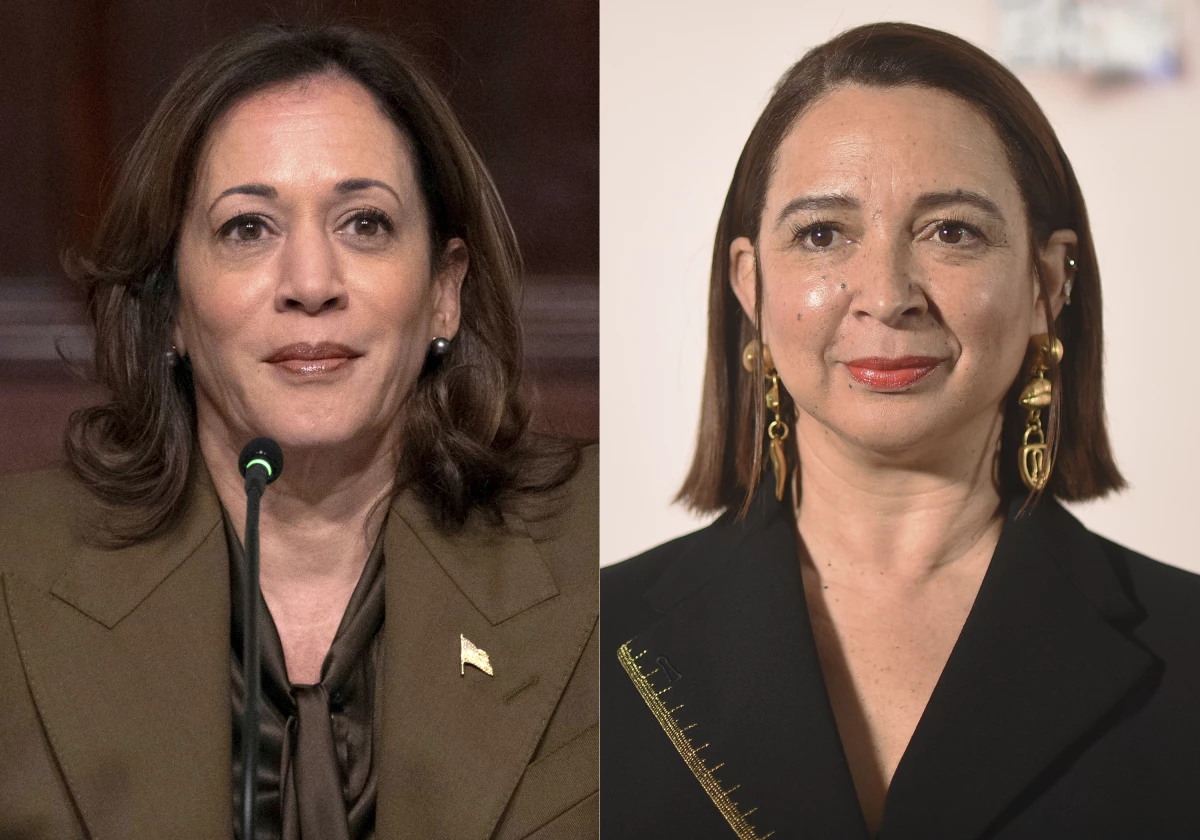 Social media is crying out for comedian Maya Rudolph (right) to bring her Kamala Harris impression back to SNL.