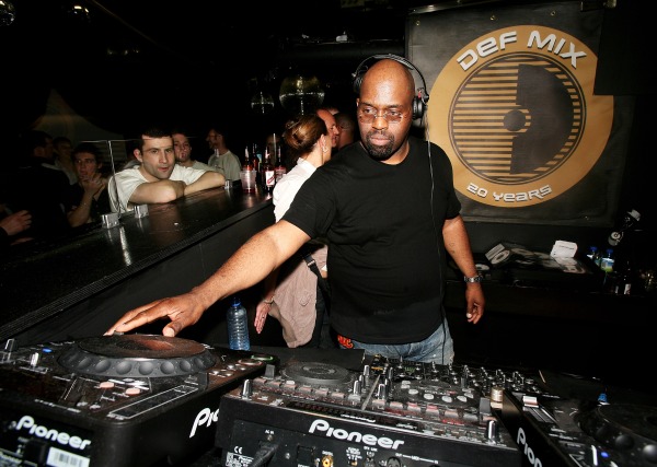 DJ Frankie Knuckles plays at the Def Mix 20th Anniversary Weekender at Turnmills nightclub on May 6, 2007 in London, England. 