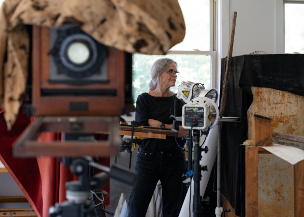 Sally Mann in her home studio in Virginia on August 16, 2025.