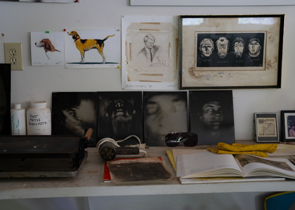 Sally Mann's home studio in Virginia in August.