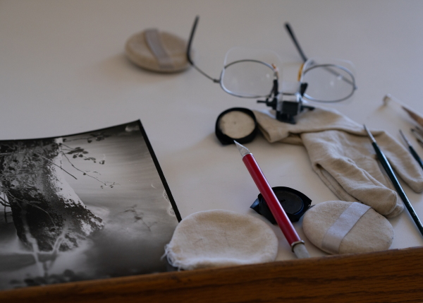 Sally Mann's home studio in Virginia, as seen in August.
