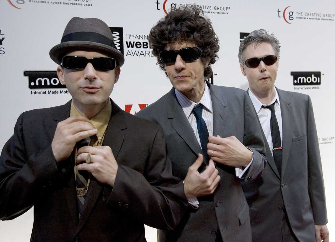 The Beastie Boys, from left, Adam “Ad-Rock” Horovitz, Mike “Mike D” Diamond and Adam “MCA” Yauch attend the 11th Annual Webby Awards in New York on June 5, 2007.