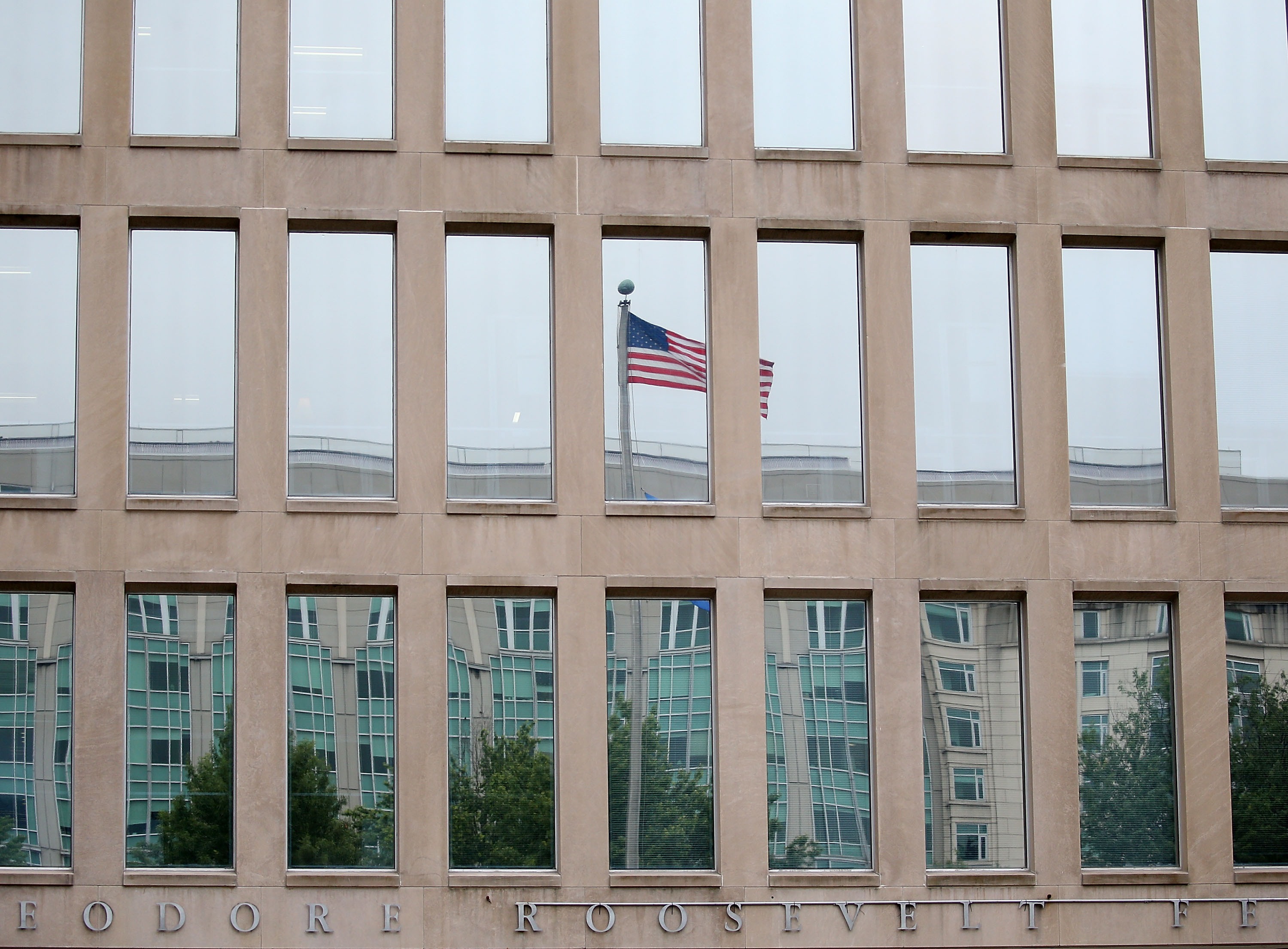 The Theodore Roosevelt Federal Building that houses the Office of Personnel Management headquarters is shown June 5, 2015 in Washington, D.C.
