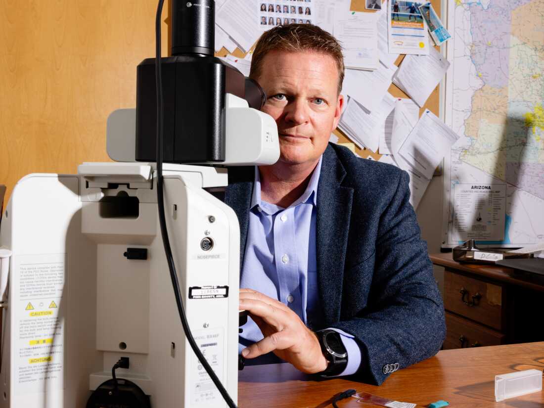 Medical Examiner Greg Hess at his office on May 28, 2024 in Tucson, AZ.