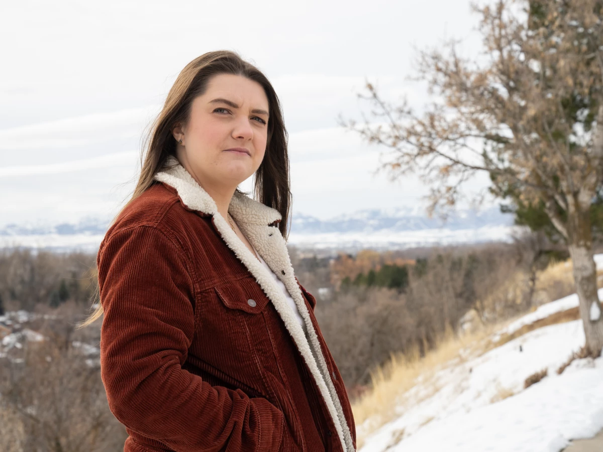 Michelle Kirchner, photographed in Logan, Utah, was just fired from the USDA's Agricultural Research Service.