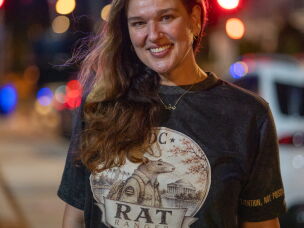 Holly Gerberich, anthrozoologist and urban rodent specialist who leads rat walks with DC Rat Rangers in Washington D.C..