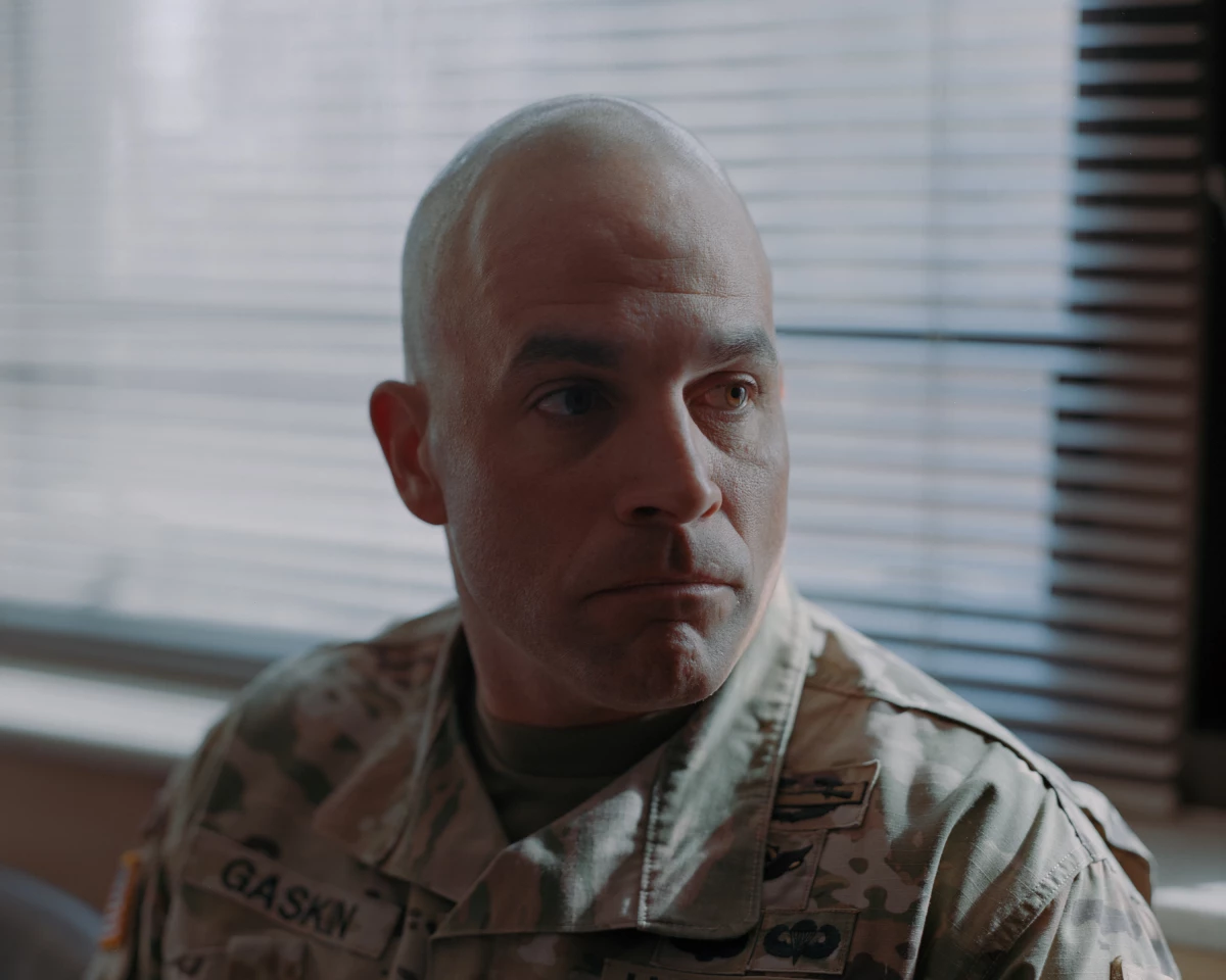 Command Sgt. Maj. Joe Gaskin, of the 1st Brigade, 11th Airborne Division at Fort Wainwright in Fairbanks. Gaskin was no stranger to suicide when he arrived in Alaska, having experienced three suicides within his brigade during his tenure at Fort Carson, Colorado. There have been seven confirmed suicides within his brigade since his arrival.