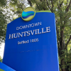 Sign for downtown Huntsville, Al.