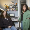 Ailsa Ostovitz (left) and her mother Stephanie Rizk at their home in suburban Maryland in Washington, D.C. In mid-November, Rizk met with Ostovitz's teachers to discuss allegations that her daughter was using AI for some schoolwork.