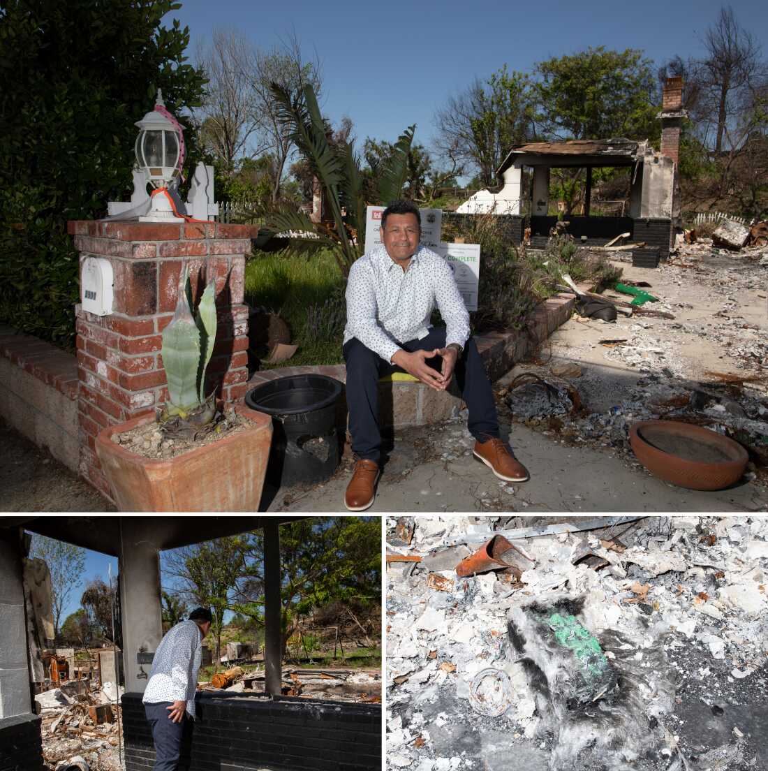 Jaime Rodriguez lived in his Altadena home for two-and-a-half years before the Eaton Fire destroyed it.