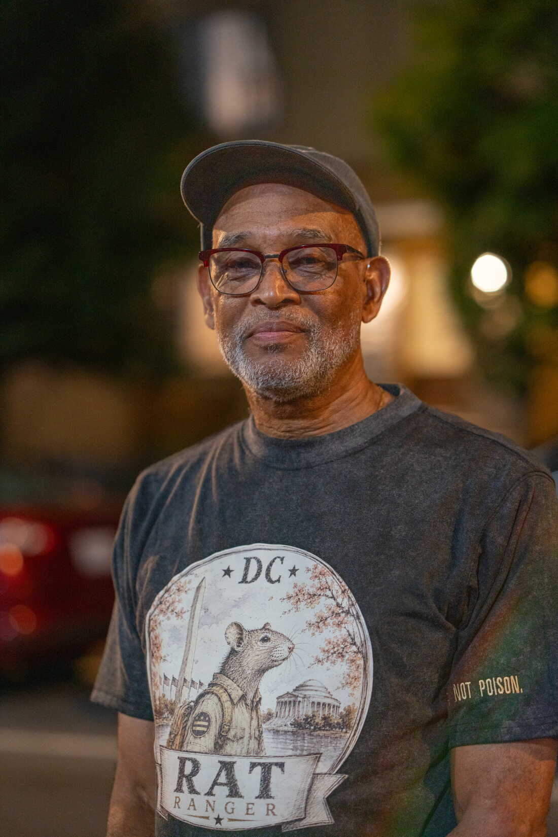 Gerard Brown, head of The Rodent Man Consulting, leads a walk in Park View with the Rat Rangers.