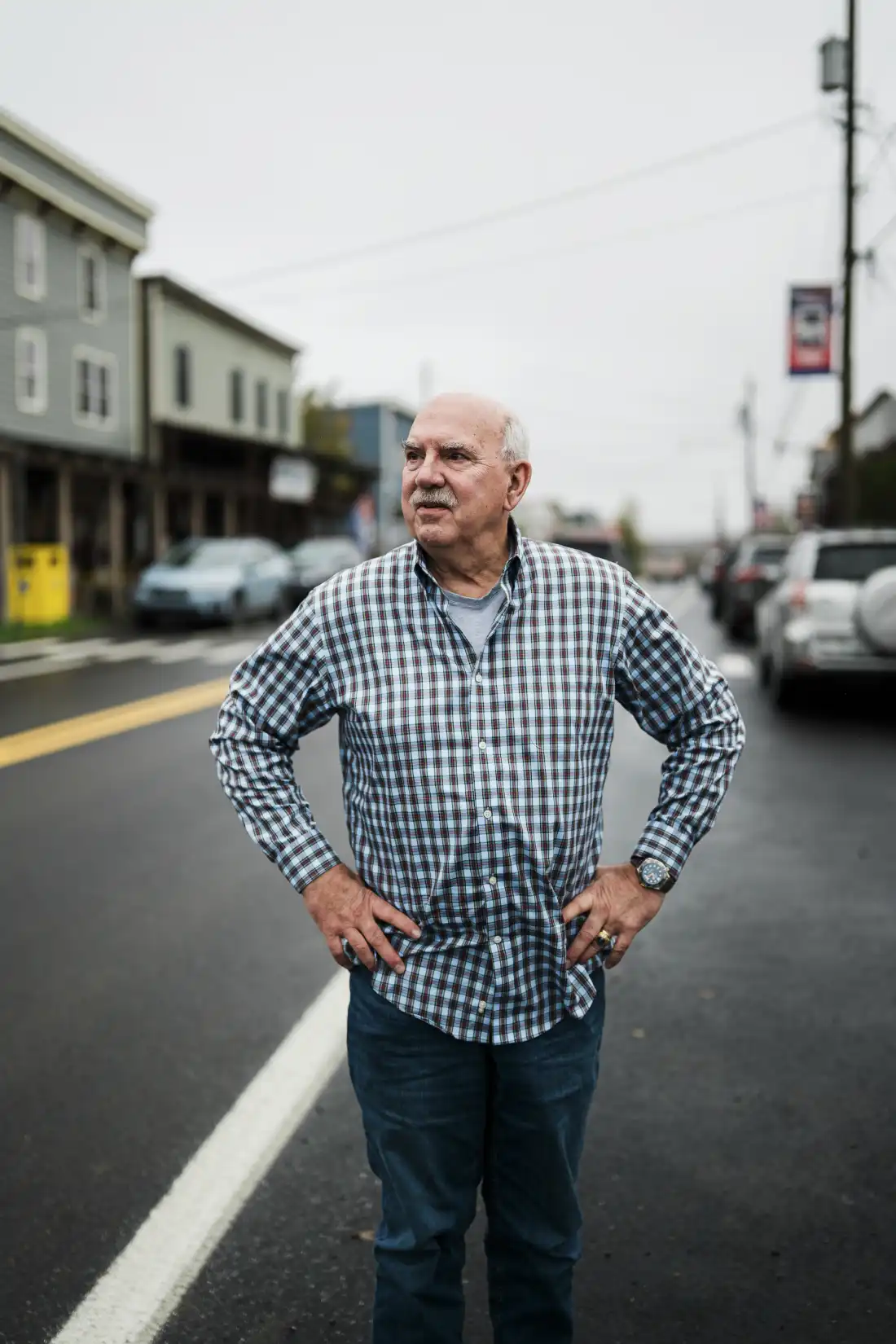 Davis, W.Va., Mayor Alan Tomson on William Ave.